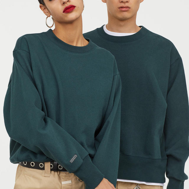 H&M(エイチアンドエム)のEytys H&M コットンスウェットシャツ メンズのトップス(スウェット)の商品写真