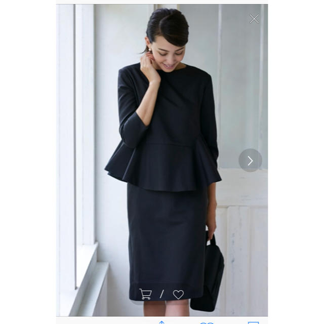 UNITED ARROWS(ユナイテッドアローズ)の値下げ MarisolモデルRINAさん着用 dress labセッアップスーツ レディースのフォーマル/ドレス(スーツ)の商品写真