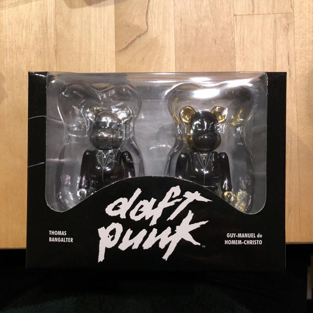 MEDICOM TOY(メディコムトイ)のdaft punk b@er blick ベアブリック 100% ダフトパンク エンタメ/ホビーのタレントグッズ(ミュージシャン)の商品写真