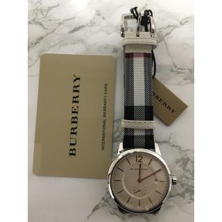 バーバリー(BURBERRY)の【値下げ】バーバリー メンズ腕時計 BU10002 シルバー(腕時計(アナログ))