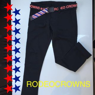 ロデオクラウンズ(RODEO CROWNS)のRODEO★CROWNSベルト付きパンツ(カジュアルパンツ)