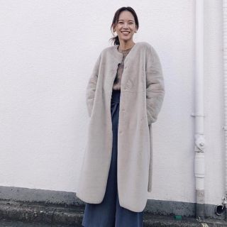 アメリヴィンテージ(Ameri VINTAGE)のAmeri 2WAY SOFT BOA LONG COAT(ロングコート)