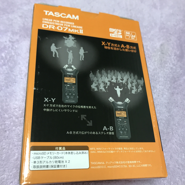 新品 TASCAM(タスカム) DR07MK2JJ  　 ICレコーダー 楽器のレコーディング/PA機器(その他)の商品写真