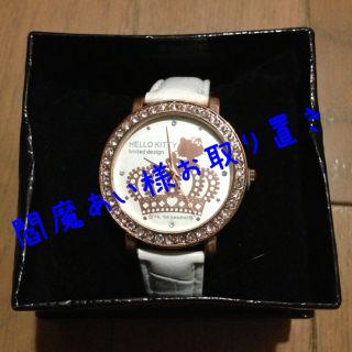 新品未使用 キティちゃん腕時計(腕時計)