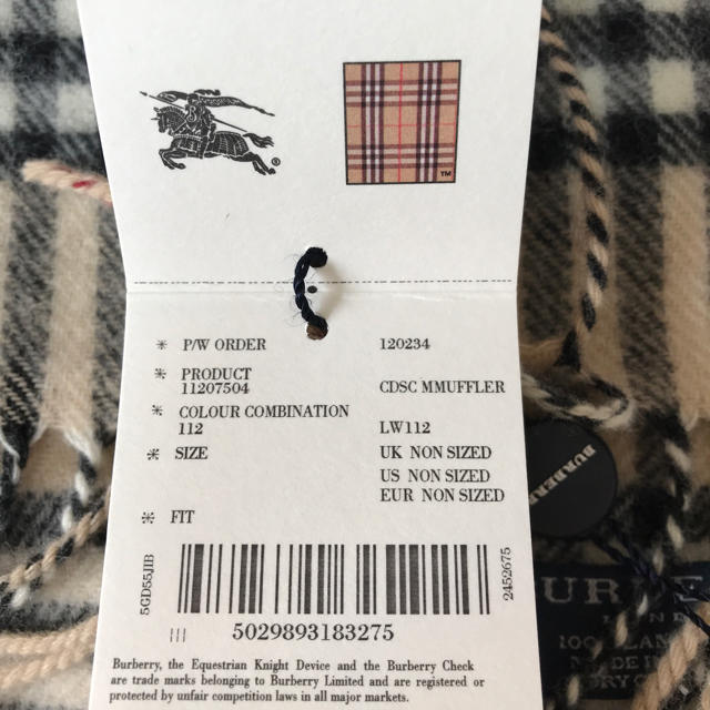 BURBERRY(バーバリー)のバーバリー マフラー レディースのファッション小物(マフラー/ショール)の商品写真