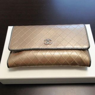 シャネル(CHANEL)のCHANELピンクゴールド財布(財布)