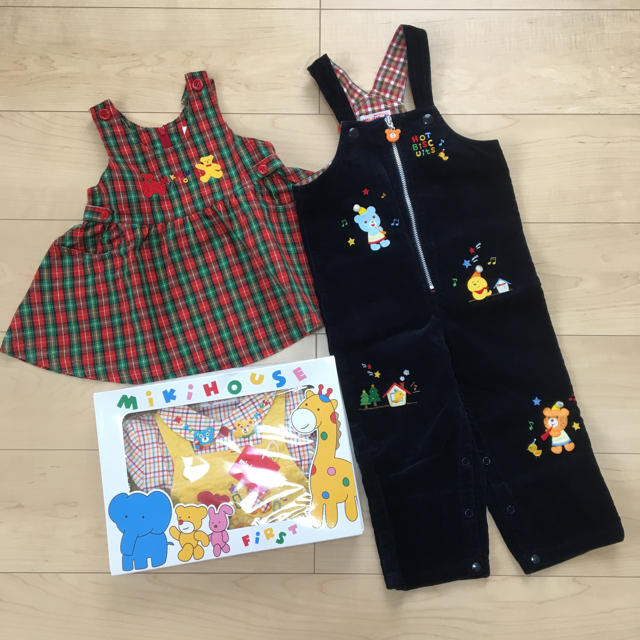 mikihouse - ミキハウス ワンピース オーバーオール ブラウス 4点