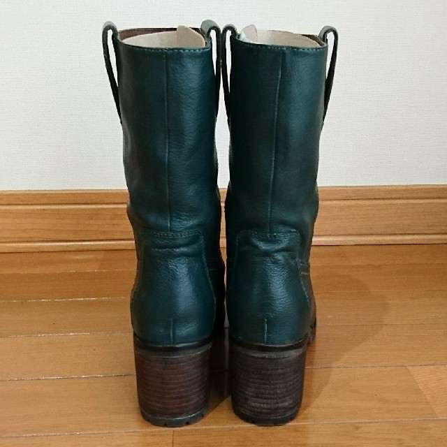 あしながおじさん(アシナガオジサン)のあしながおじさん☆ミドルブーツ23.0cm☆ダークグリーン レディースの靴/シューズ(ブーツ)の商品写真