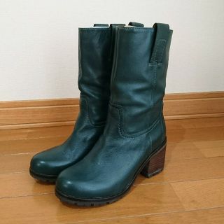 アシナガオジサン(あしながおじさん)のあしながおじさん☆ミドルブーツ23.0cm☆ダークグリーン(ブーツ)