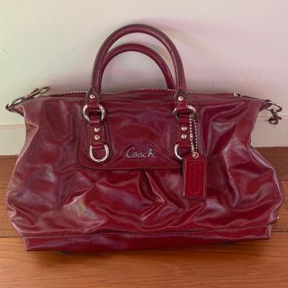 コーチ(COACH)のCOACH☆ハンドバッグ☆ワインレッド(ハンドバッグ)