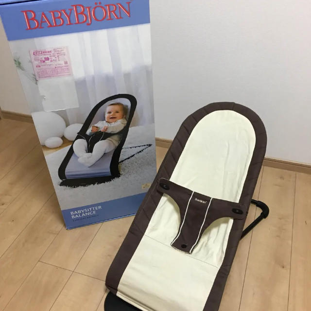 BABYBJORN(ベビービョルン)の【専用】ベビービョルン バウンサー ブラウン キッズ/ベビー/マタニティの寝具/家具(その他)の商品写真