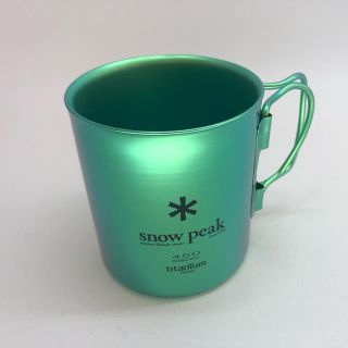 スノーピーク(Snow Peak)の逆輸入 海外限定品 グリーン スノーピーク ダブルウォール マグカップ (食器)