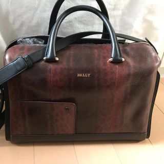 バリー(Bally)のBally パイソン バック(ハンドバッグ)