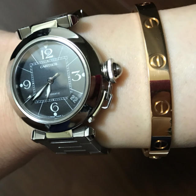 Cartier カルティエパシャCボーイズ美品腕時計cartierchanelrolexブレスの通販 by coo｜カルティエならラクマ - 新作最安値