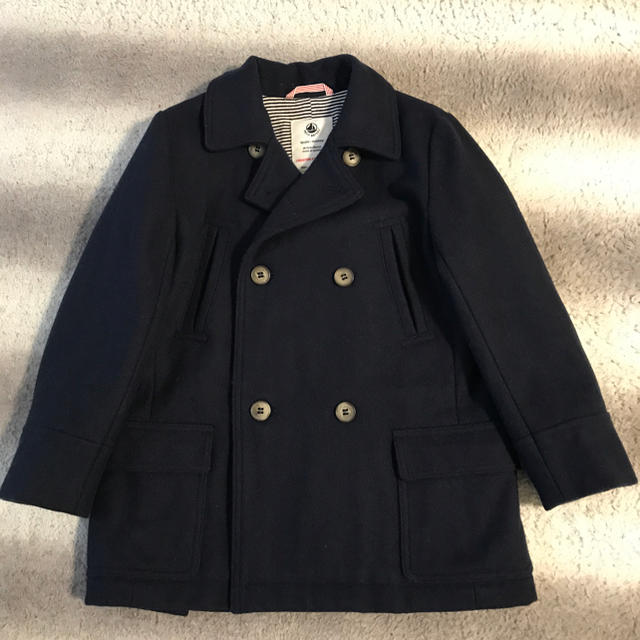 PETIT BATEAU(プチバトー)のプチバトー Pコート キッズ/ベビー/マタニティのキッズ服男の子用(90cm~)(コート)の商品写真