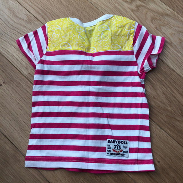 BABYDOLL(ベビードール)の半袖 Tシャツ BABYDOLL キッズ/ベビー/マタニティのキッズ服女の子用(90cm~)(Tシャツ/カットソー)の商品写真