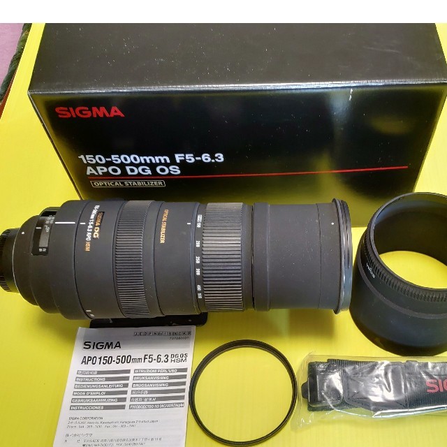 sigma APO150-500mm ニコン用