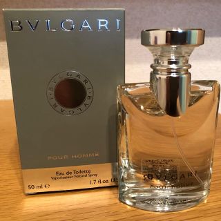 ブルガリ(BVLGARI)のBVLGARI プールオム オードトワレ 50ml(香水(男性用))