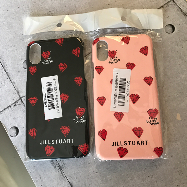 JILLSTUART(ジルスチュアート)のジルスチュアートロゴ入り ダイヤハートが可愛い♡  iPhoneケース スマホ/家電/カメラのスマホアクセサリー(iPhoneケース)の商品写真