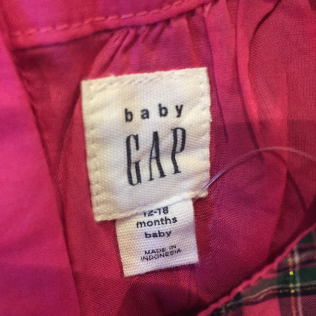 babyGAP(ベビーギャップ)の新品 ベビーギャップ  チェック ブラウス 80 キッズ/ベビー/マタニティのベビー服(~85cm)(シャツ/カットソー)の商品写真