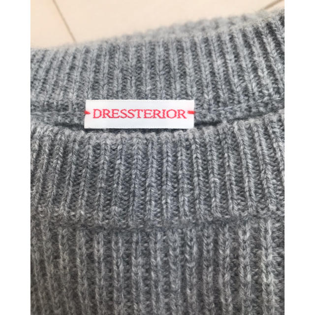 DRESSTERIOR(ドレステリア)のドレステリアDRESSTERIORリブニットワンピース レディースのワンピース(ひざ丈ワンピース)の商品写真