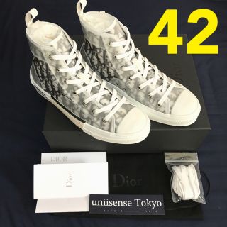 早割クーポン! Dior - 新作正規 DIOR OBLIQUE B23 ハイカット