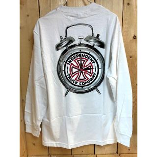 インディペンデント(INDEPENDENT)の【新品送料込】INDEPENDENT x THRASHER L/S Tee 白(Tシャツ/カットソー(七分/長袖))