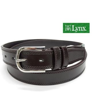 Lynx リンクス　本革ビジネスベルト　100cm対応(ベルト)