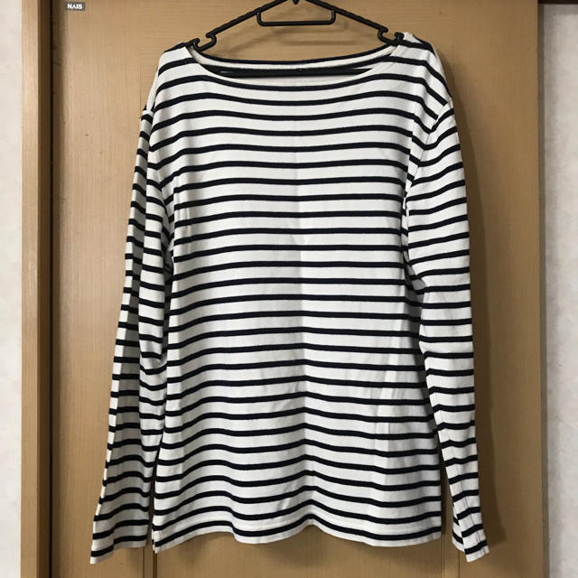 MUJI (無印良品)(ムジルシリョウヒン)のKK様専用 無印良品 ボーダー  カットソー メンズのトップス(Tシャツ/カットソー(七分/長袖))の商品写真