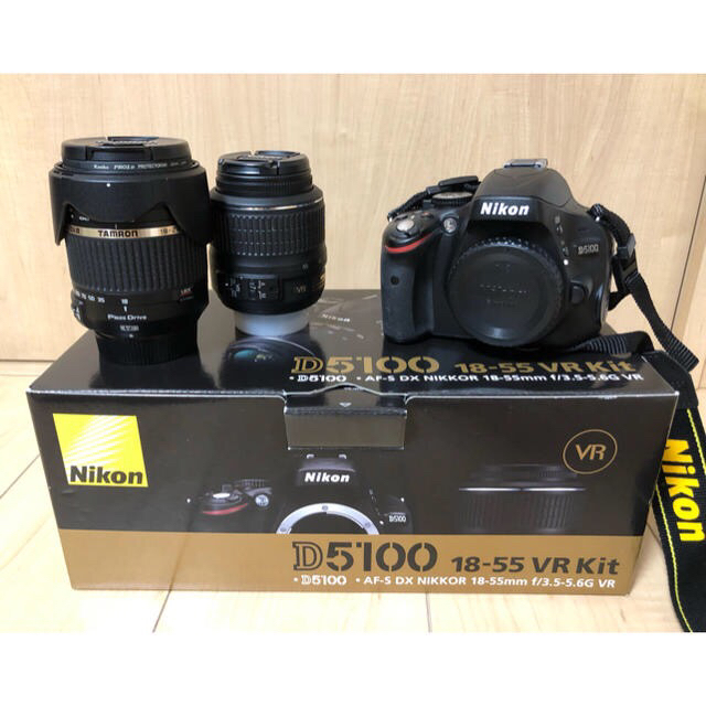 カメラNIKON D5100 18-55VR KIT + TAMRON18-270mm