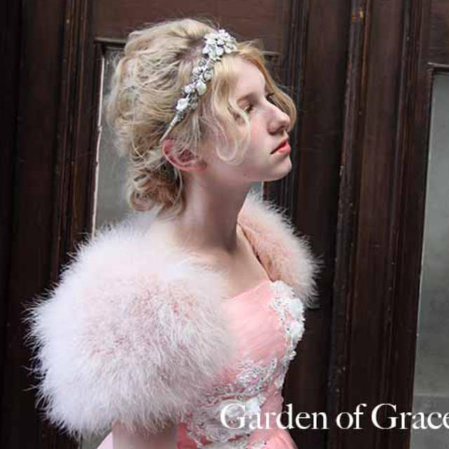 Garden of Grace ファーボレロ レディースのフォーマル/ドレス(ウェディングドレス)の商品写真