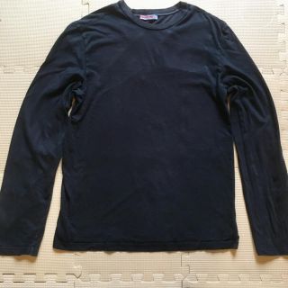 プラダ(PRADA)の雰囲気◎90sオールドPRADAロングTシャツ黒Lサイズ~ビッグシルエット(Tシャツ/カットソー(七分/長袖))