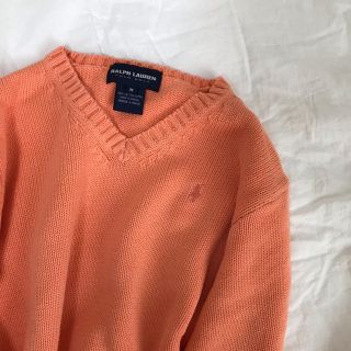 ラルフローレン(Ralph Lauren)のvintage Ralph lauren コットン ニット セーター(ニット/セーター)