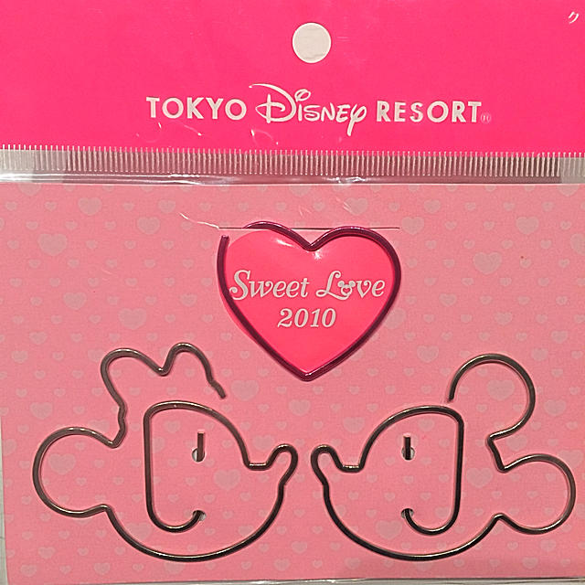 Disney(ディズニー)のディズニー ミッキーミニークリップ ハート エンタメ/ホビーのおもちゃ/ぬいぐるみ(キャラクターグッズ)の商品写真