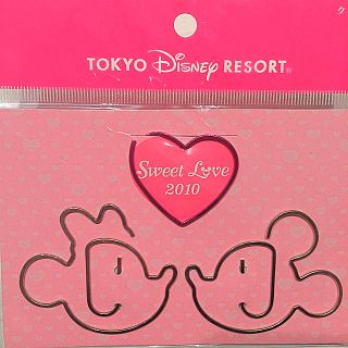 ディズニー(Disney)のディズニー ミッキーミニークリップ ハート(キャラクターグッズ)