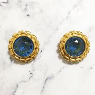 ジバンシィ(GIVENCHY)のVintage ＊ GIVENCHY ＊ blue stone earring(イヤリング)