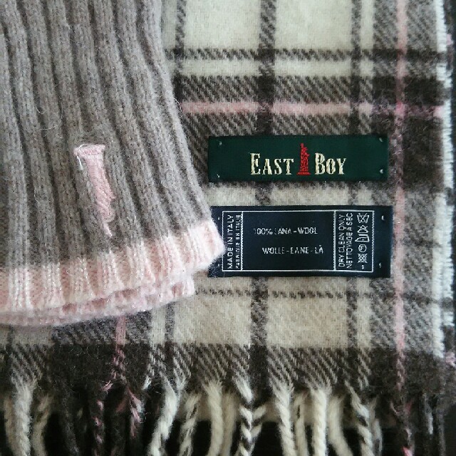 EASTBOY(イーストボーイ)のEASTBOY マフラー&手袋 レディースのファッション小物(マフラー/ショール)の商品写真