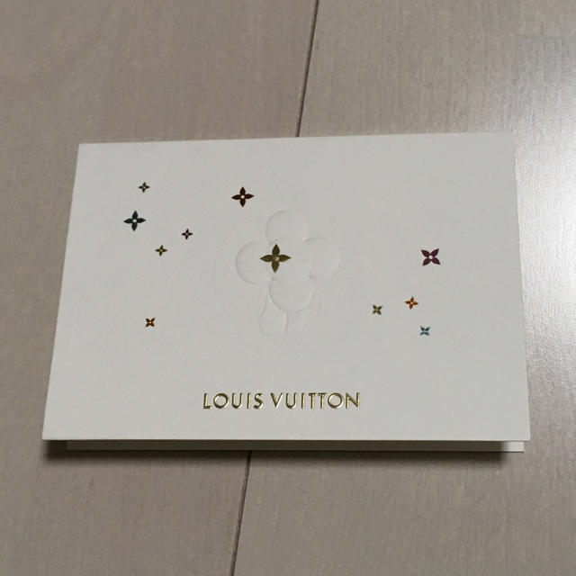 LOUIS VUITTON(ルイヴィトン)の[LOUIS VUITTON]メッセージカード ハンドメイドの文具/ステーショナリー(カード/レター/ラッピング)の商品写真