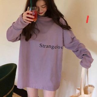 ディーホリック(dholic)の韓国ファッション▼くすみパープル ロンT(Tシャツ(長袖/七分))