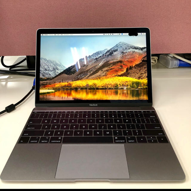 【備品】Macbook 12 -2017 16GB 256GB USキーボードスマホ/家電/カメラ