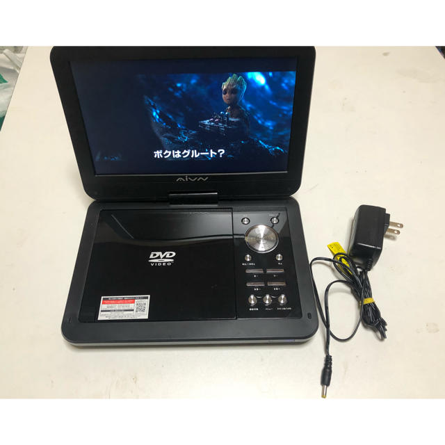 10.1インチポータブルDVDプレーヤー RV-101 稼動品 スマホ/家電/カメラのテレビ/映像機器(DVDプレーヤー)の商品写真