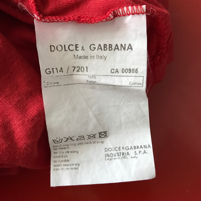 DOLCE&GABBANA(ドルチェアンドガッバーナ)のドルチェ&ガッバーナ メンズ Tシャツ メンズのトップス(Tシャツ/カットソー(半袖/袖なし))の商品写真