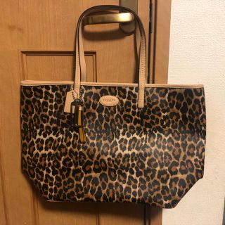 コーチ(COACH)のcoach レオパードトートバック(トートバッグ)