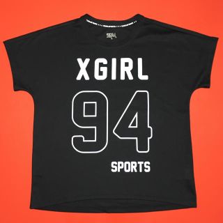 エックスガール(X-girl)のX-girl SPORTS カットソー エックスガール スポーツ Tシャツ 美品(Tシャツ(半袖/袖なし))