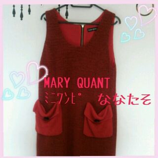 マリークワント(MARY QUANT)のRicoさん専用　赤ワンピ(ミニワンピース)