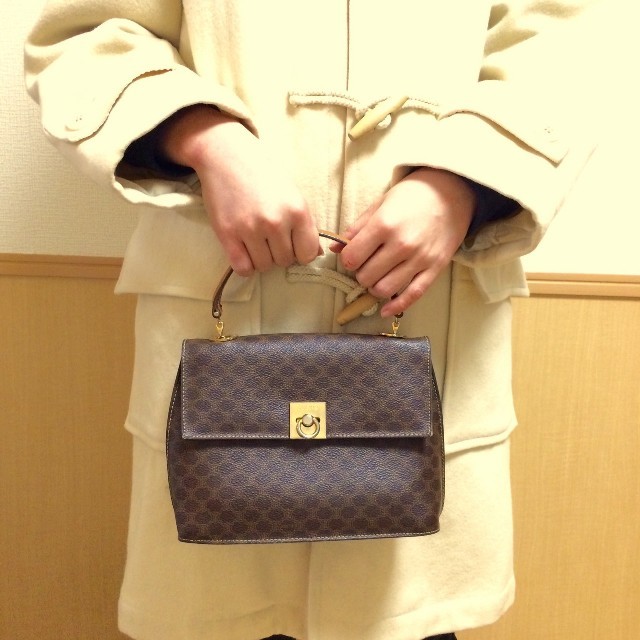 希少　CELINE　サークル　ショルダーバッグ　マカダム