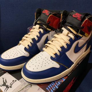 ナイキ(NIKE)のsupsup様専用 UNION NIKE AIR JORDAN 1 BLUE (スニーカー)