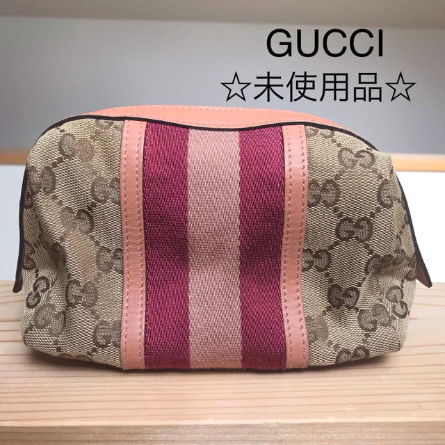 Gucci(グッチ)の正規品 GUCCI シェリーライン ポーチ レザー レディースのファッション小物(ポーチ)の商品写真