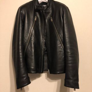 マルタンマルジェラ(Maison Martin Margiela)の美品☆ Maison Margiela メゾン マルジェラ ハの字ラーダース (レザージャケット)