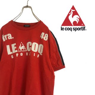 ルコックスポルティフ(le coq sportif)のLE COQ ルコック スポルティフ ビッグロゴ Tシャツ トリコロール ライン(ウエア)